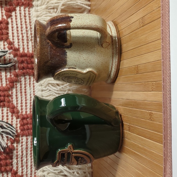 2 Studio Pottery Handcrafted Coffee Mugs from Coffee Roaster Companies 16oz - Picture 2 of 6